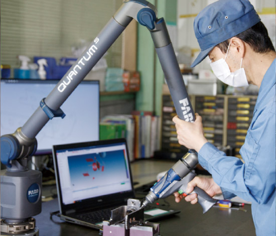 3次元測定器による検査